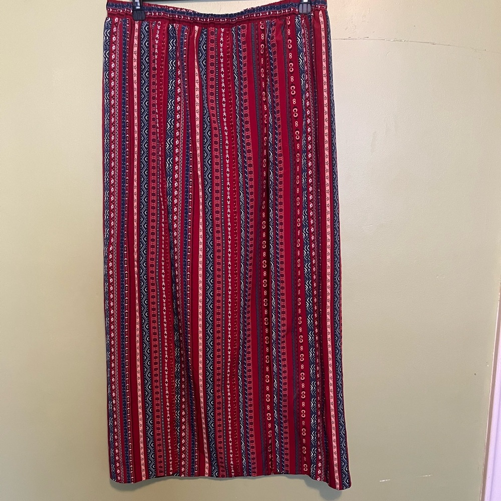 SHEIN Multicolor Striped Maxi Skirt